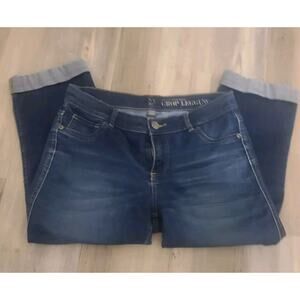 NY&Co Women's Crop Jean Leggings Size 6 Soft And Casual Chic